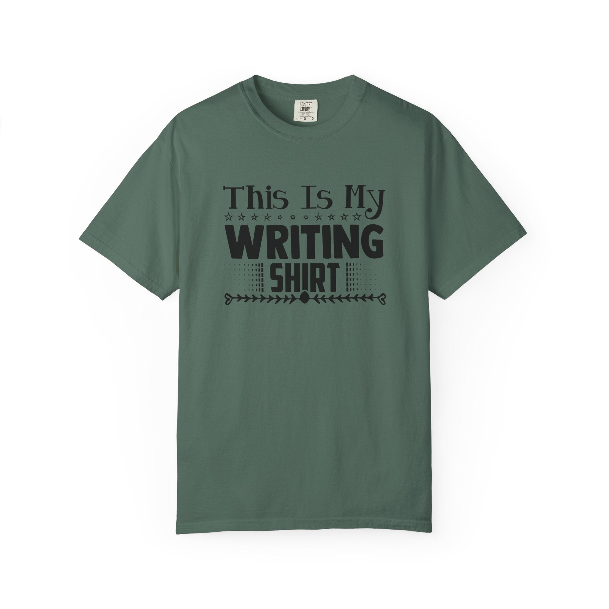 This Is My Writing Shirt T‑Shirt — Funny Writer Tee for Authors & Bloggers