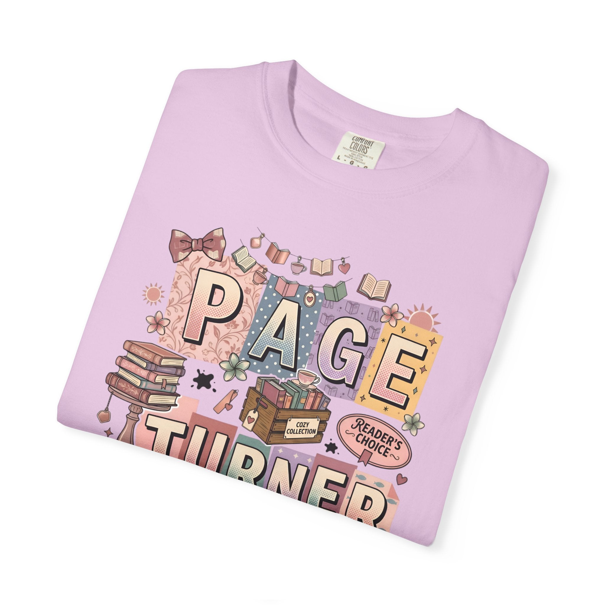 Page Turner T-Shirt — Cute Book Lover Graphic Tee