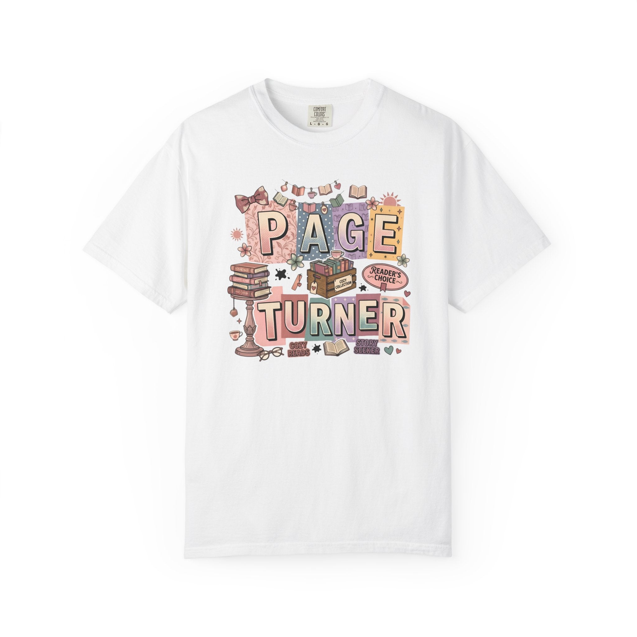 Page Turner T-Shirt — Cute Book Lover Graphic Tee