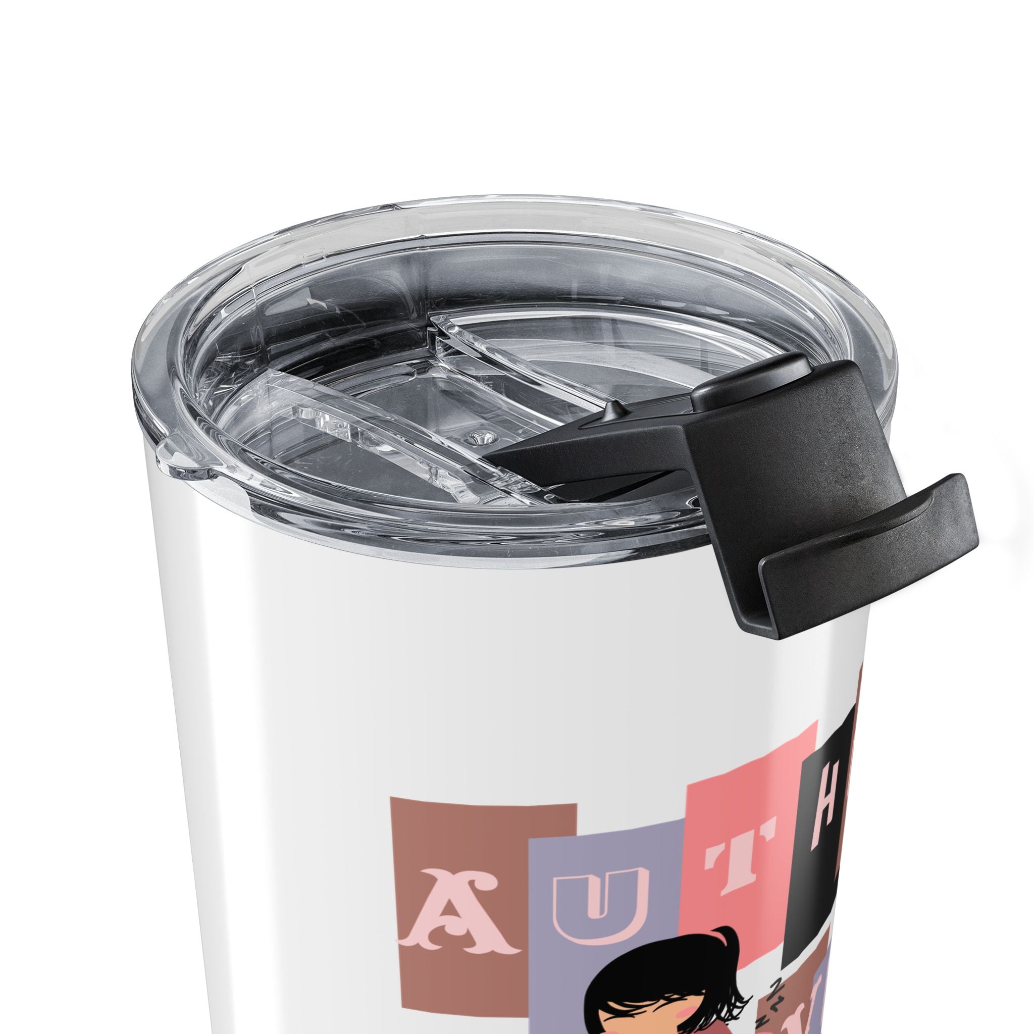 Author Vibes 20oz Tumbler — Cute Reader Book Lover Travel Cup