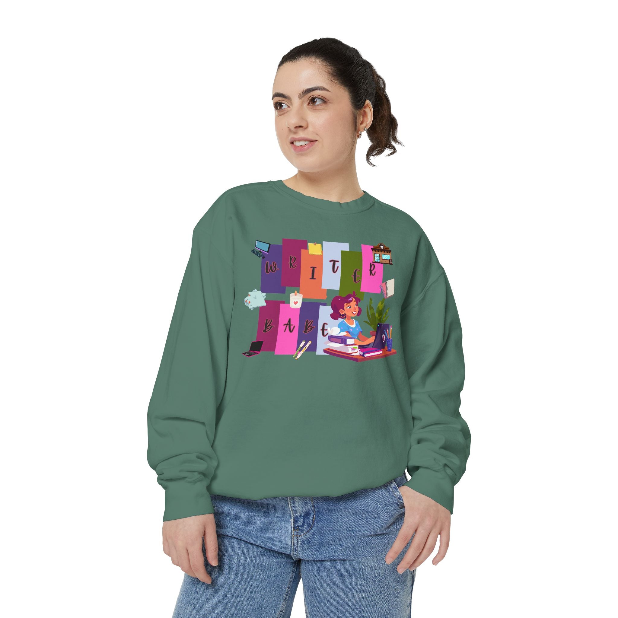Writer Babe Crewneck Sweatshirt
