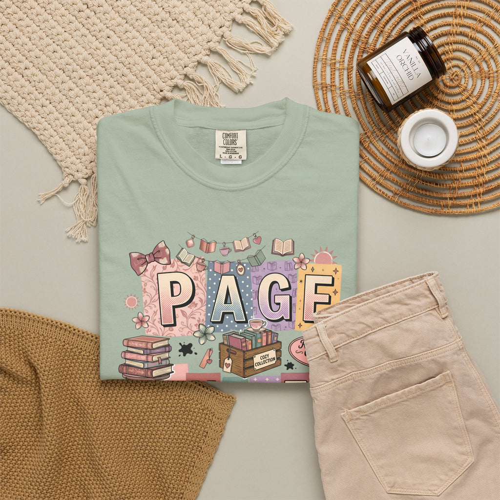 Page Turner T-Shirt — Cute Book Lover Graphic Tee