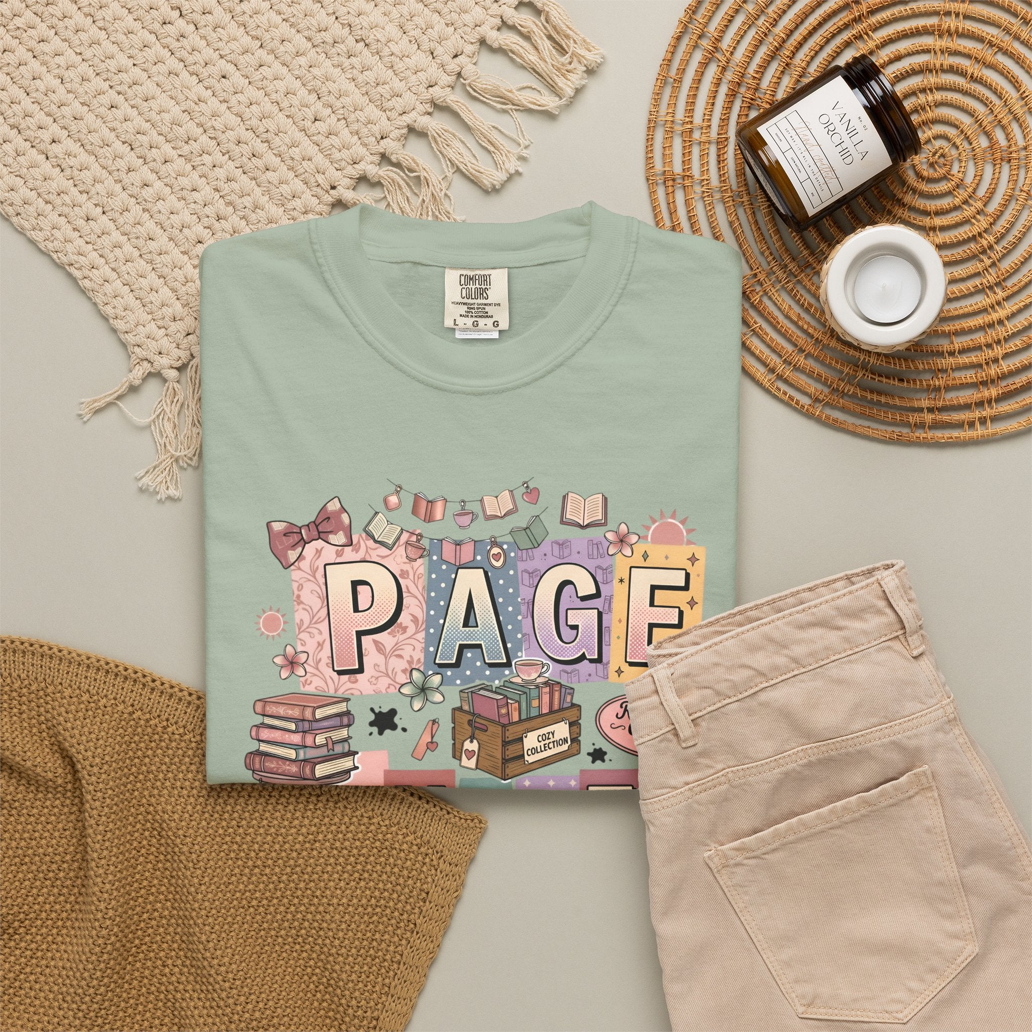 Page Turner T-Shirt — Cute Book Lover Graphic Tee