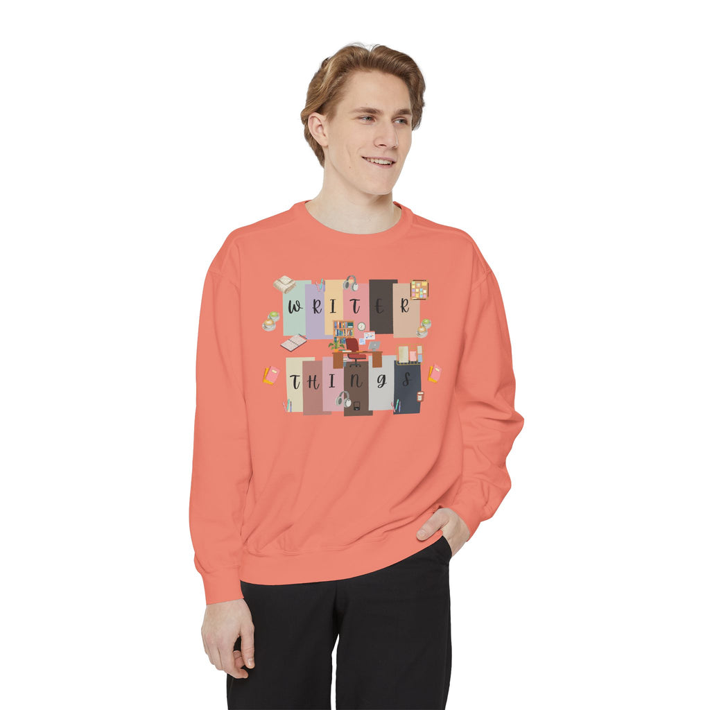 Write Things Sweatshirt — Cozy Writer Crewneck for Authors & Journalers