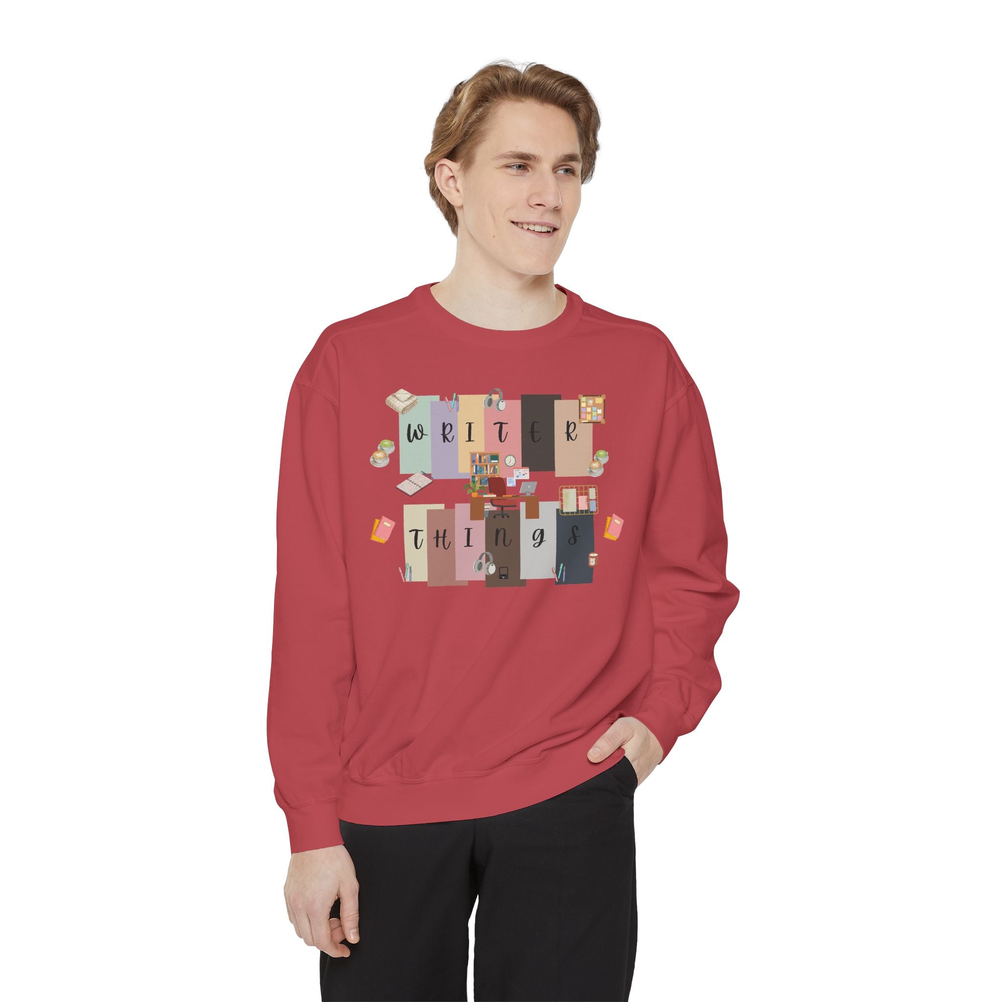 Write Things Sweatshirt — Cozy Writer Crewneck for Authors & Journalers