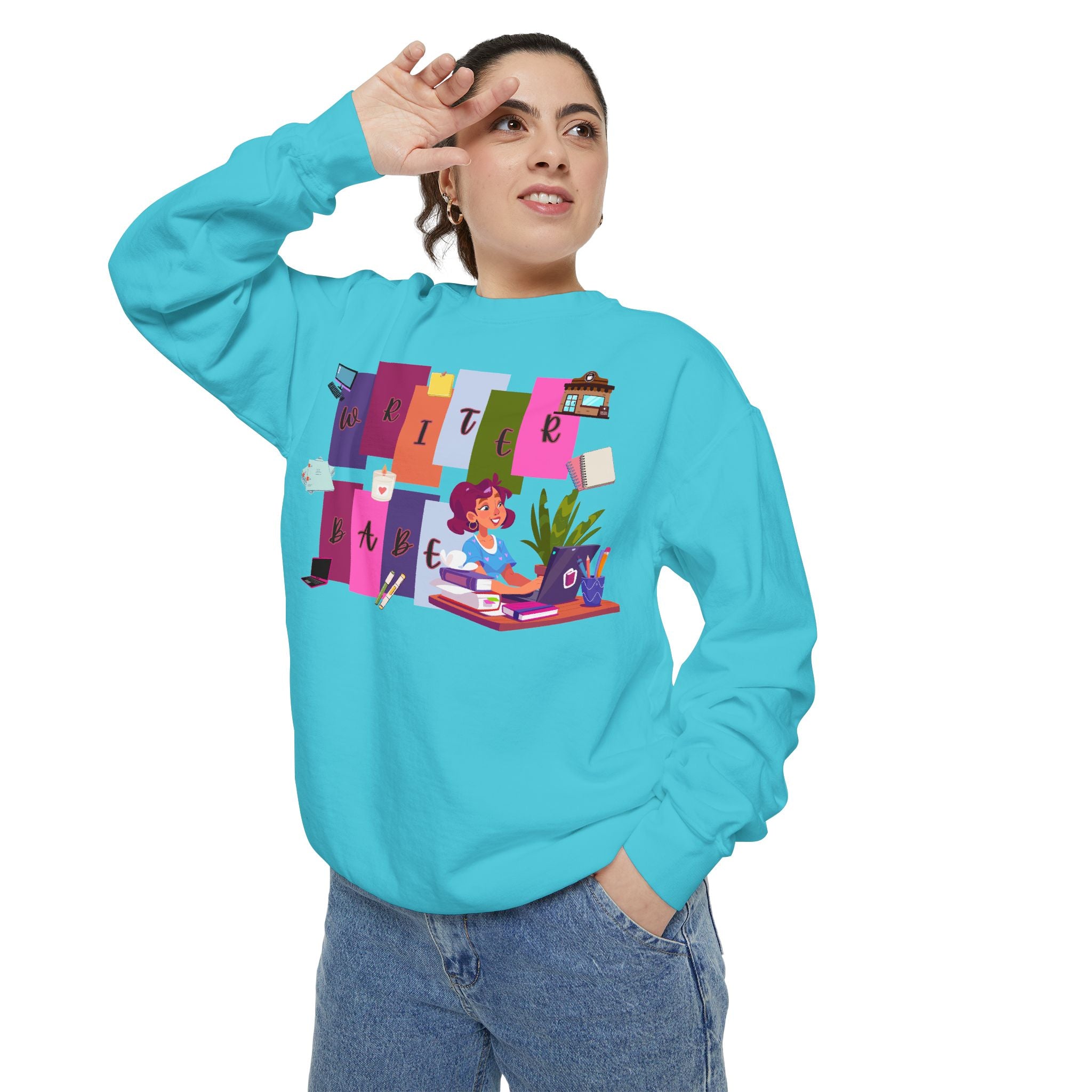 Writer Babe Crewneck Sweatshirt