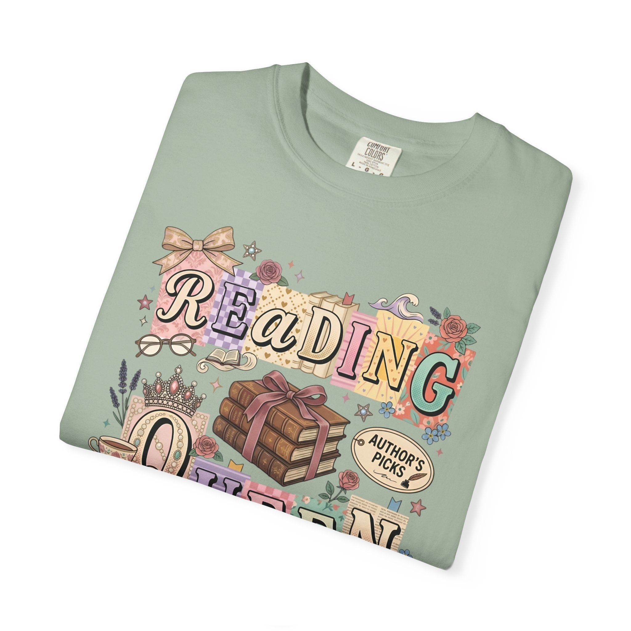 Reading Queen T-Shirt — Vintage Book Lover Tee