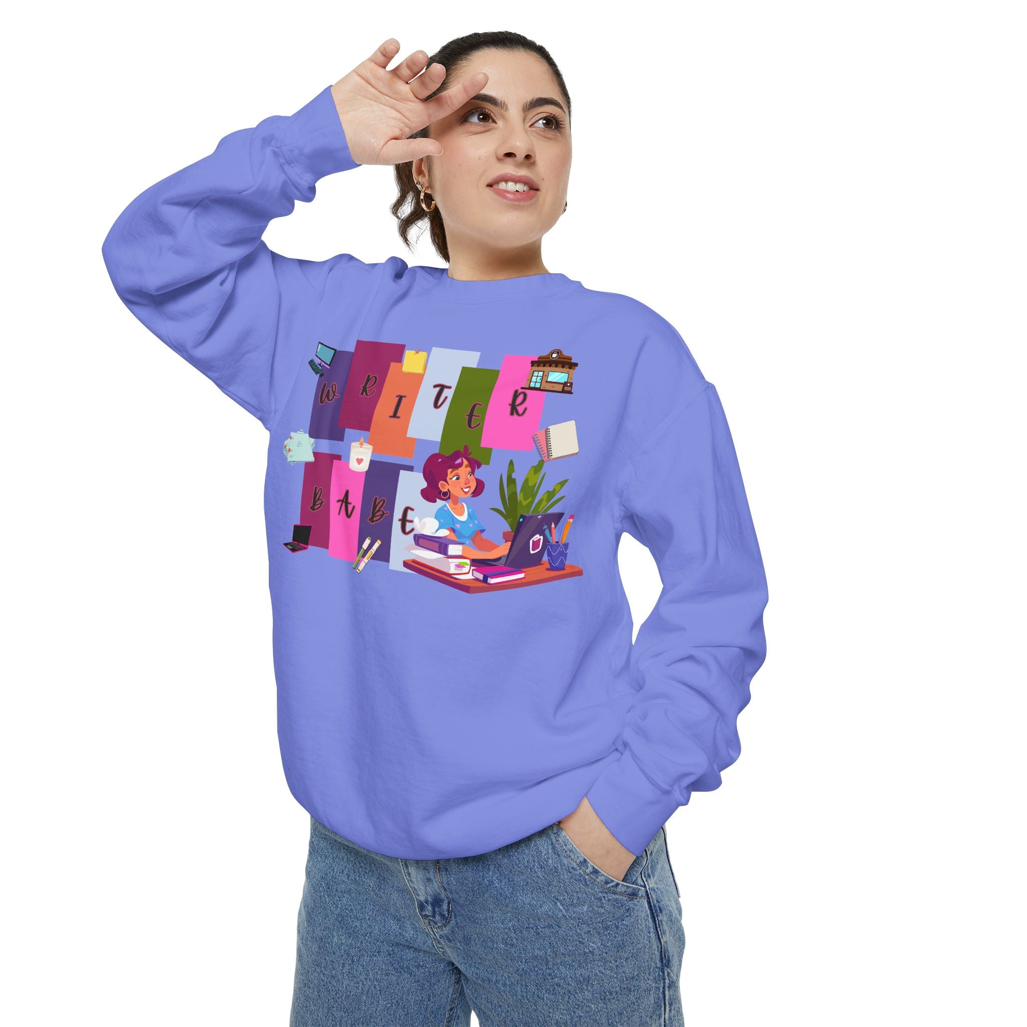 Writer Babe Crewneck Sweatshirt