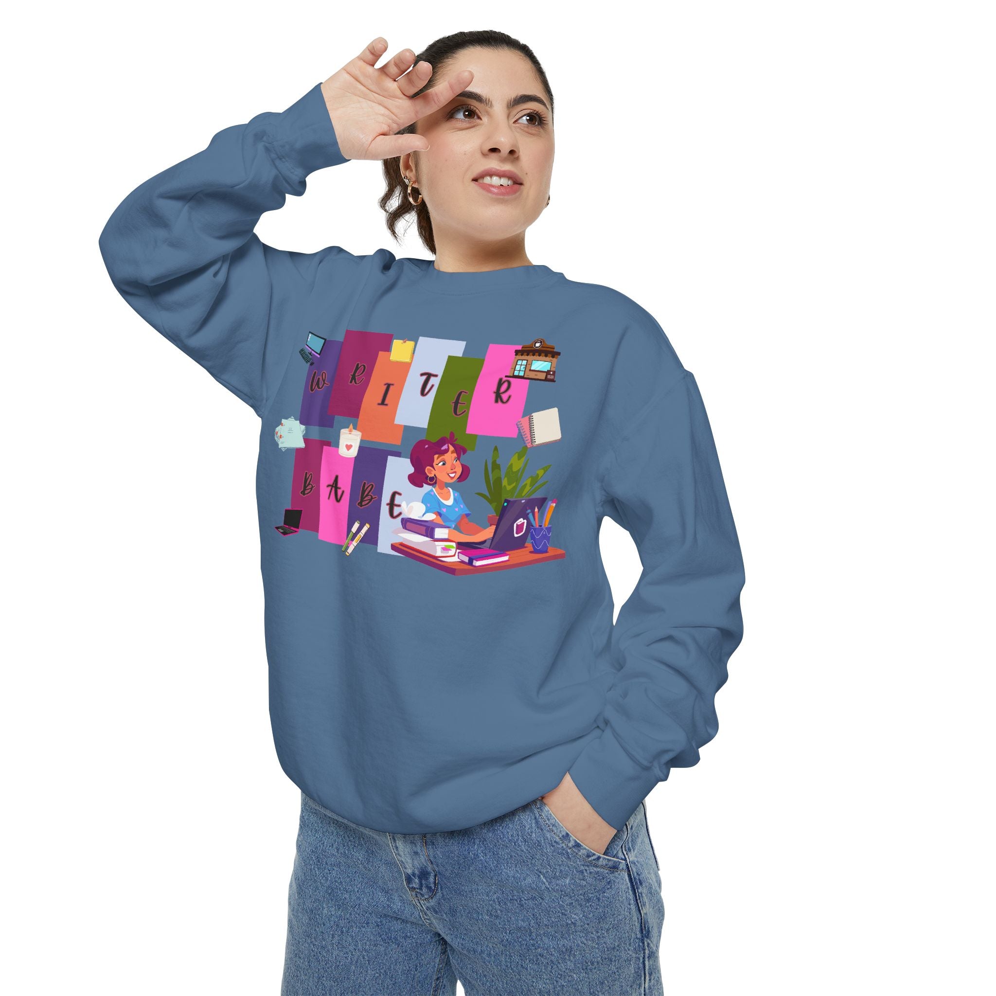 Writer Babe Crewneck Sweatshirt