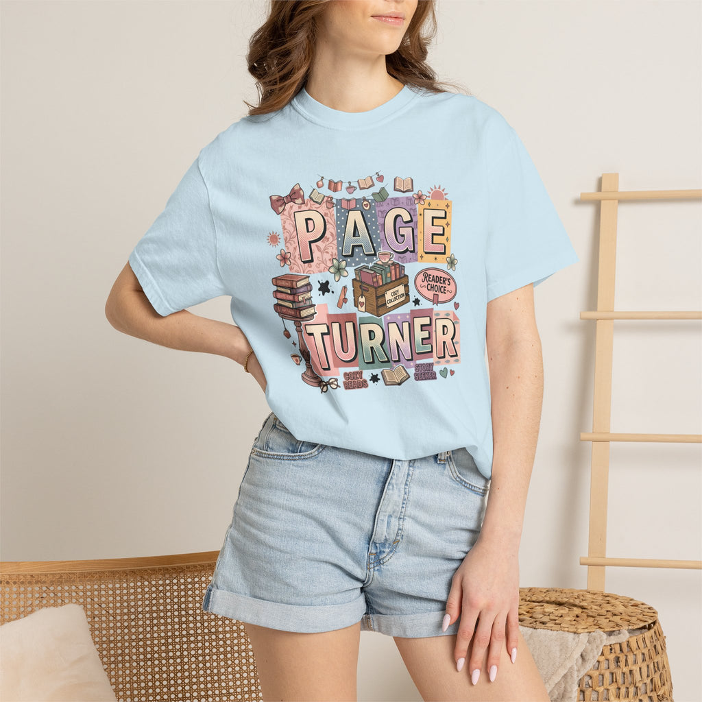 Page Turner T-Shirt — Cute Book Lover Graphic Tee