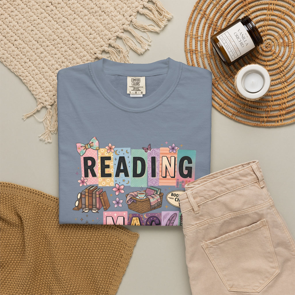 Reading Magic T-Shirt – Cute Book Lover Graphic Tee