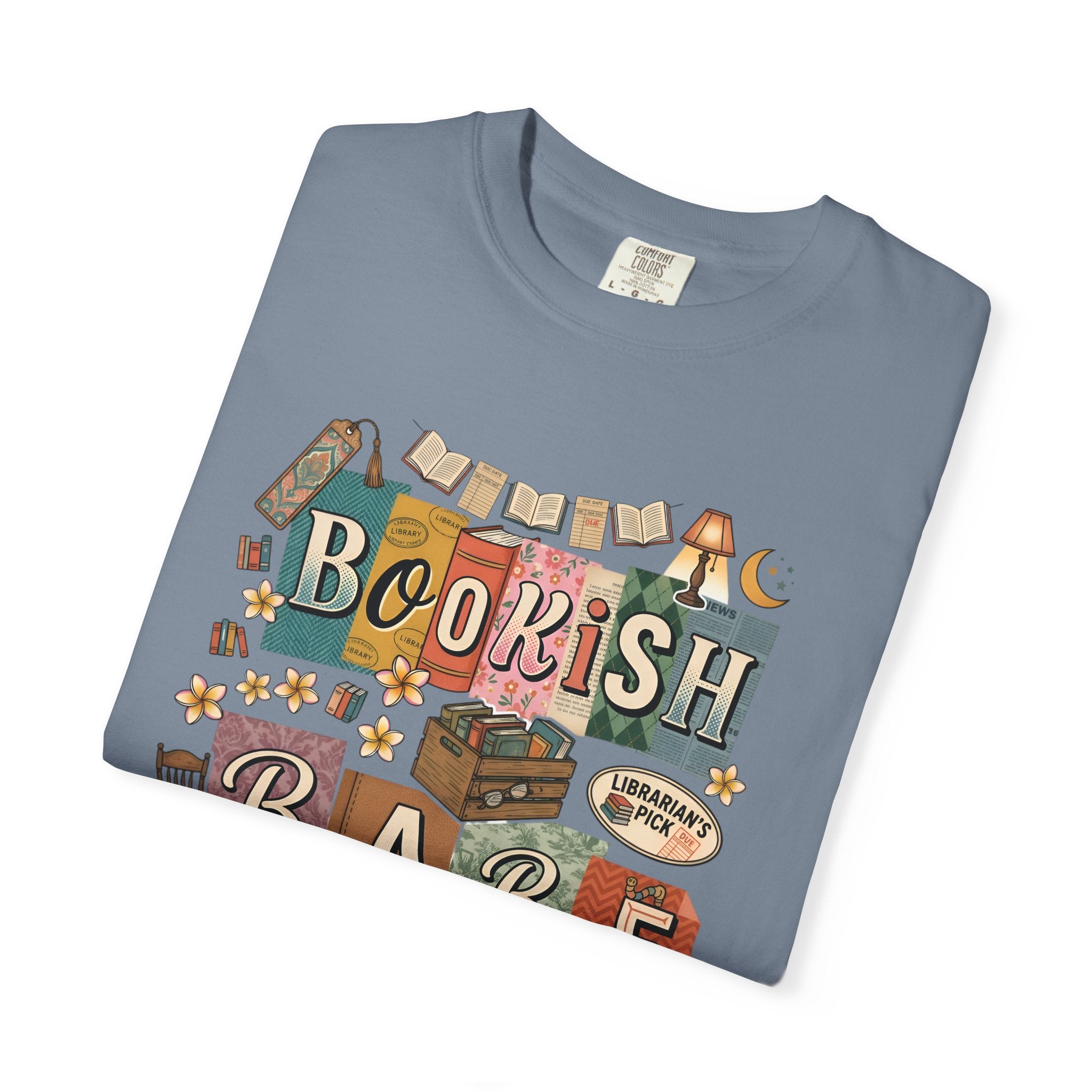 Bookish Babe T-Shirt — Cute Vintage Reading Graphic Tee for Book Lovers
