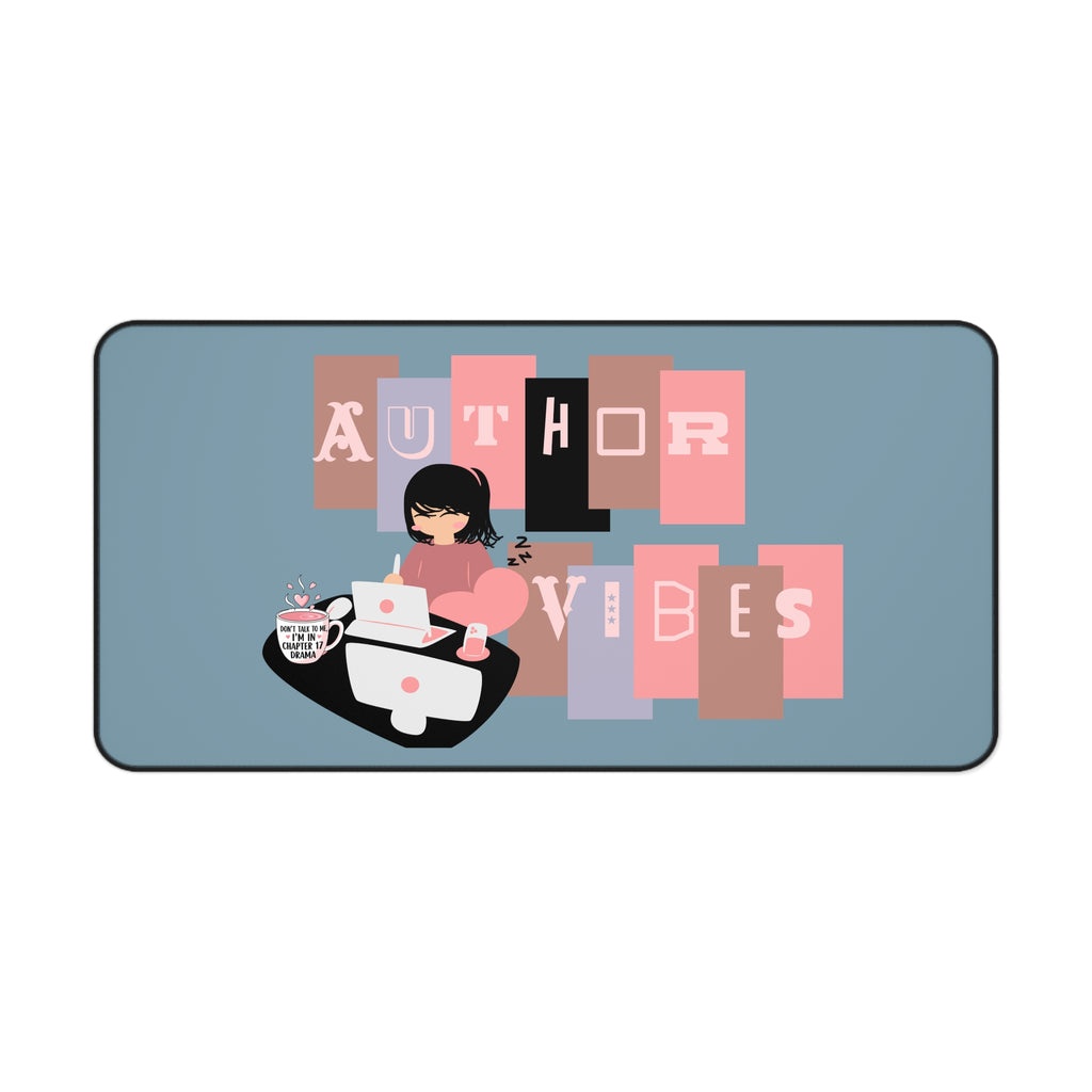 Author Vibes Desk Mat — Writer’s Inspirational Mouse Pad & Workspace Mat