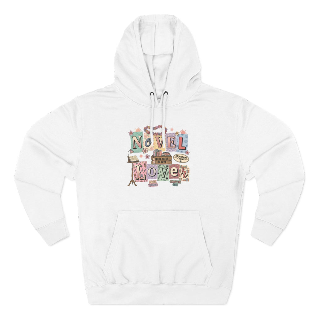 Novel Lover Hoodie — Cozy Literary Graphic Pullover