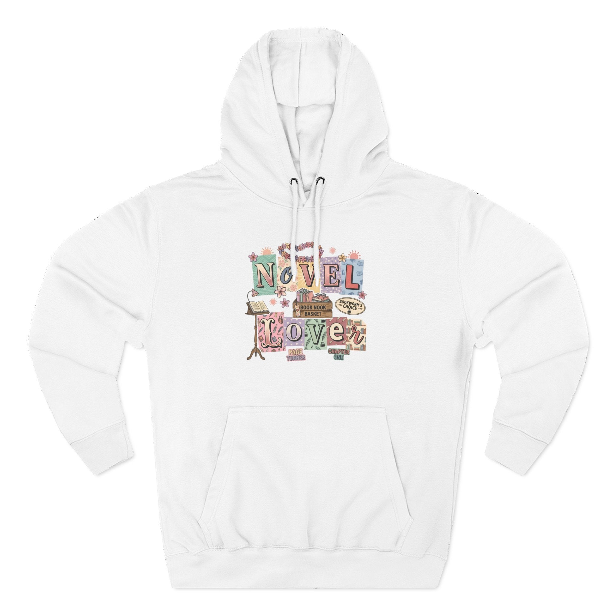 Novel Lover Hoodie — Cozy Literary Graphic Pullover