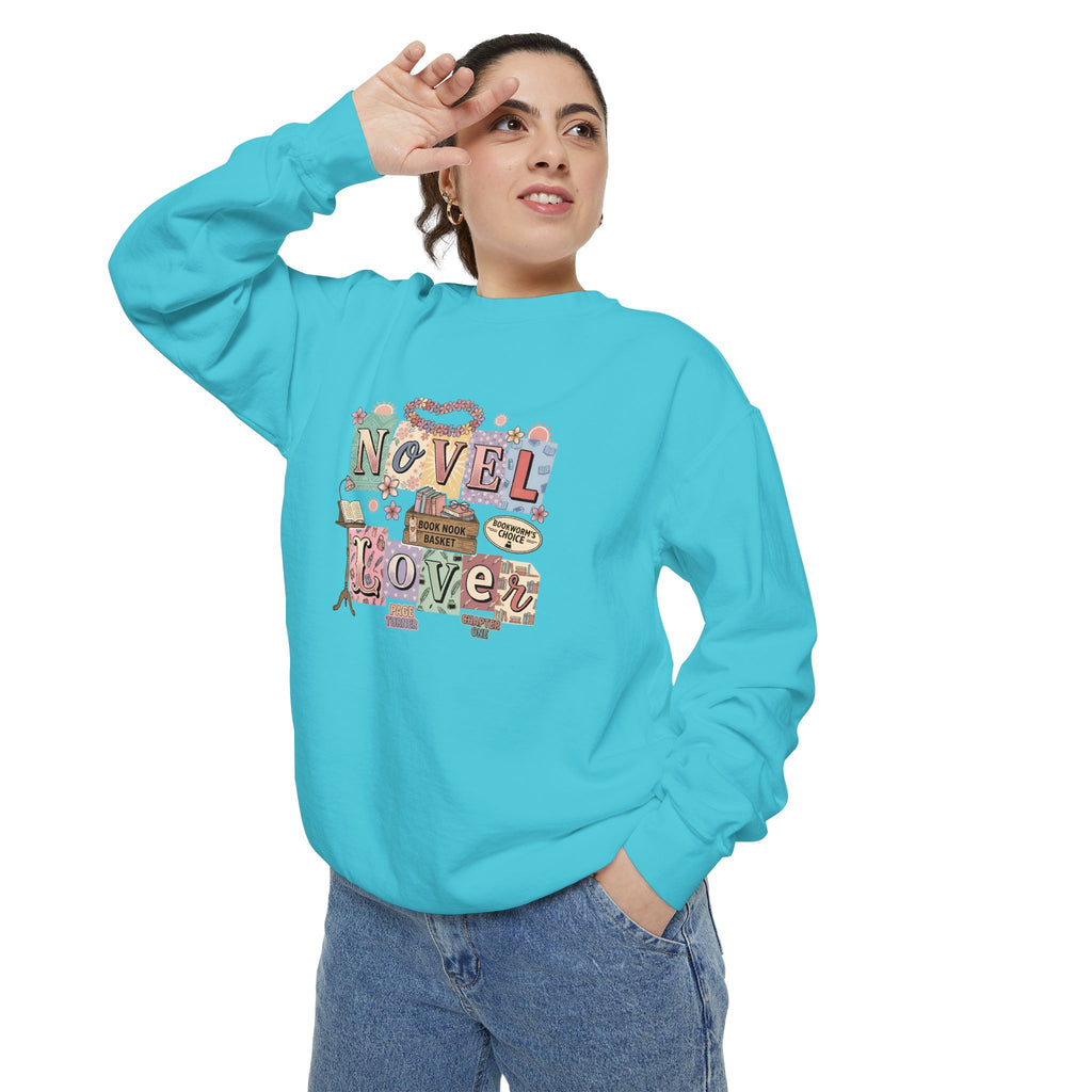 Novel Lover Sweatshirt — Cozy Bookish Graphic Pullover