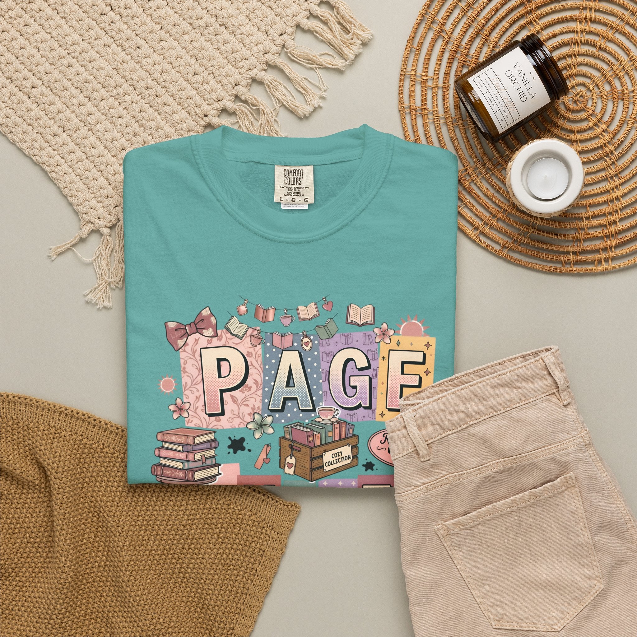 Page Turner T-Shirt — Cute Book Lover Graphic Tee