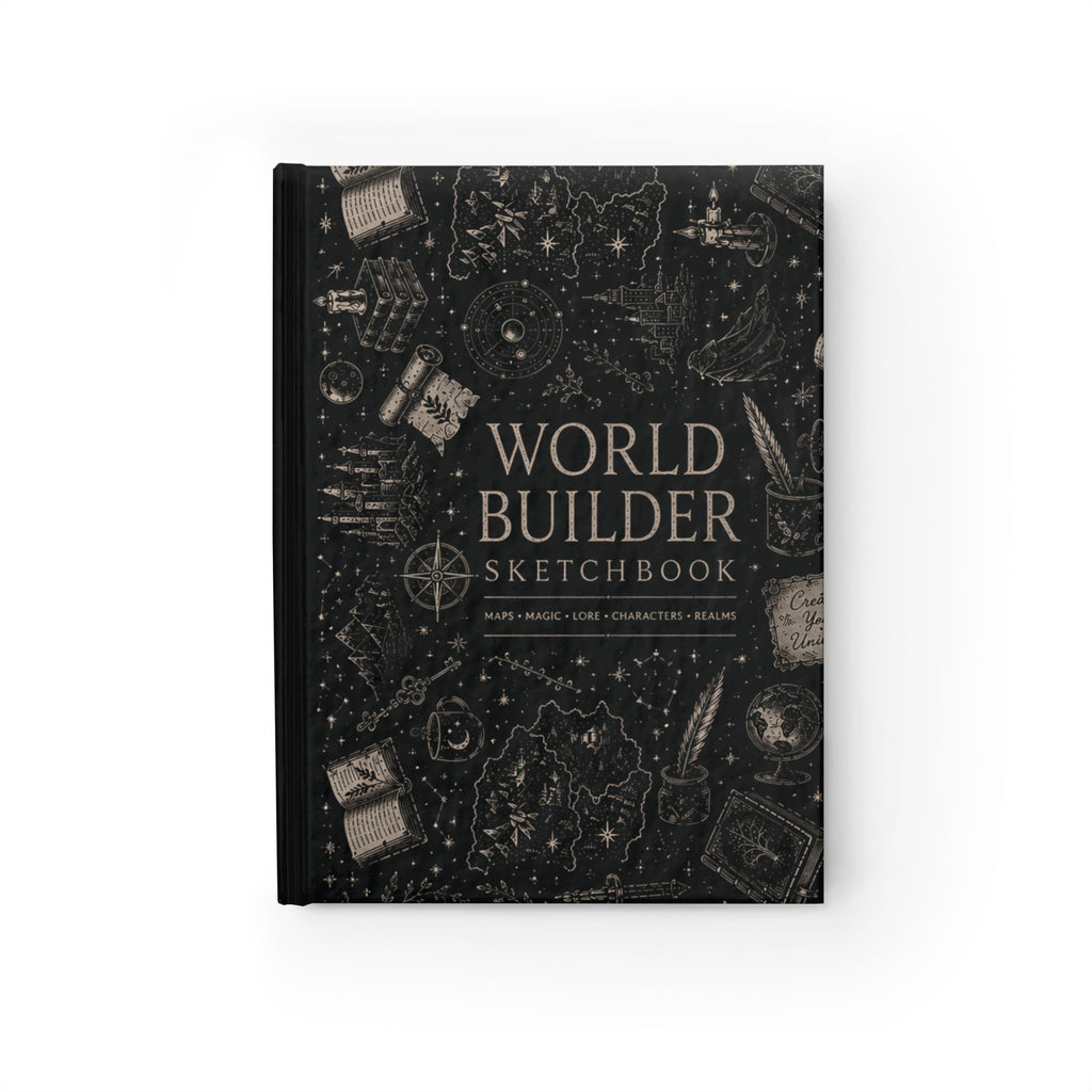 World Building Sketchbook — Blank Journal for Writers & RPG Creators