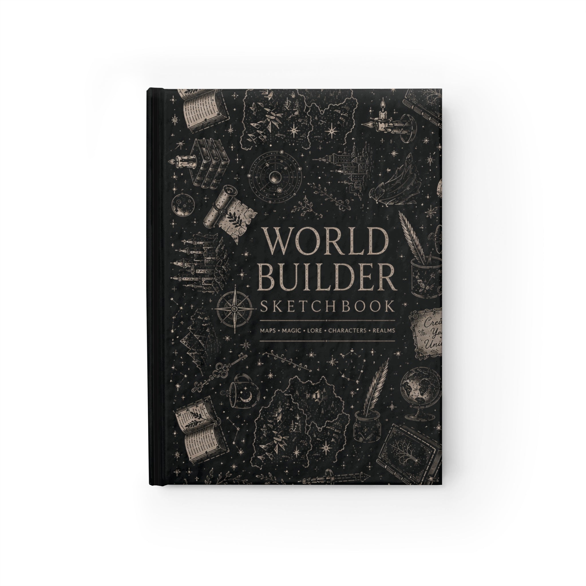 World Building Sketchbook — Blank Journal for Writers & RPG Creators