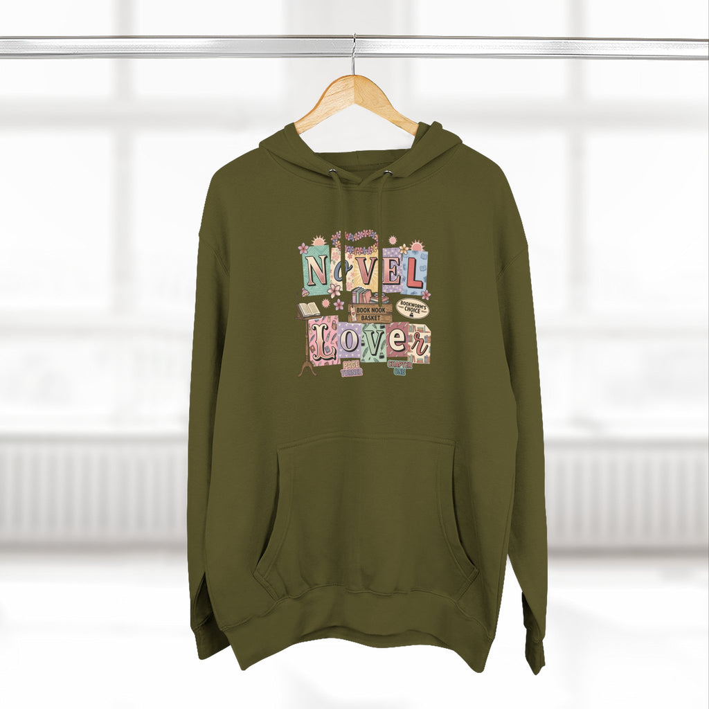 Novel Lover Hoodie — Cozy Literary Graphic Pullover