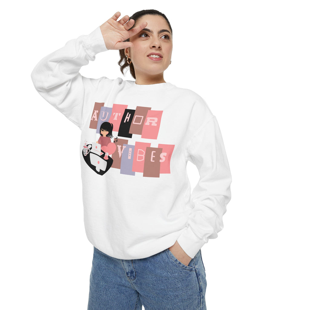 Author Vibes Sweatshirt — Cozy Writer Crewneck