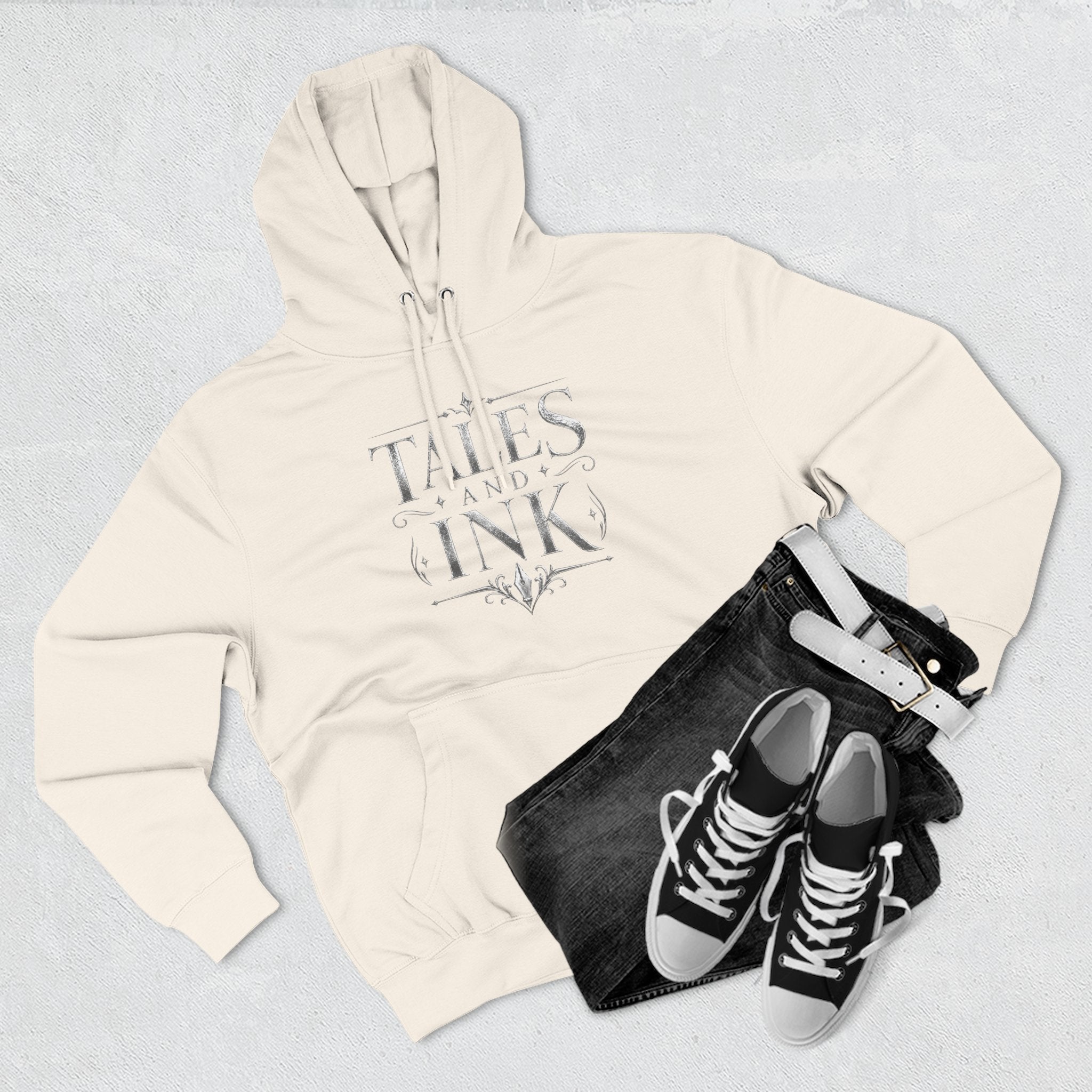 Tales & Ink Signature Hoodie — ‘For the Readers, Writers, Dreamers, Thinkers’ Cozy Fleece Pullover