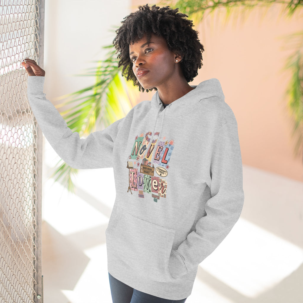 Novel Lover Hoodie — Cozy Literary Graphic Pullover