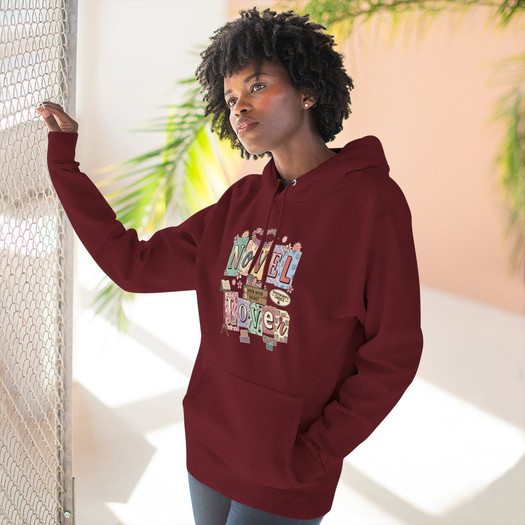 Novel Lover Hoodie — Cozy Literary Graphic Pullover