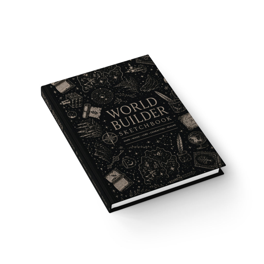 World Building Sketchbook — Blank Journal for Writers & RPG Creators