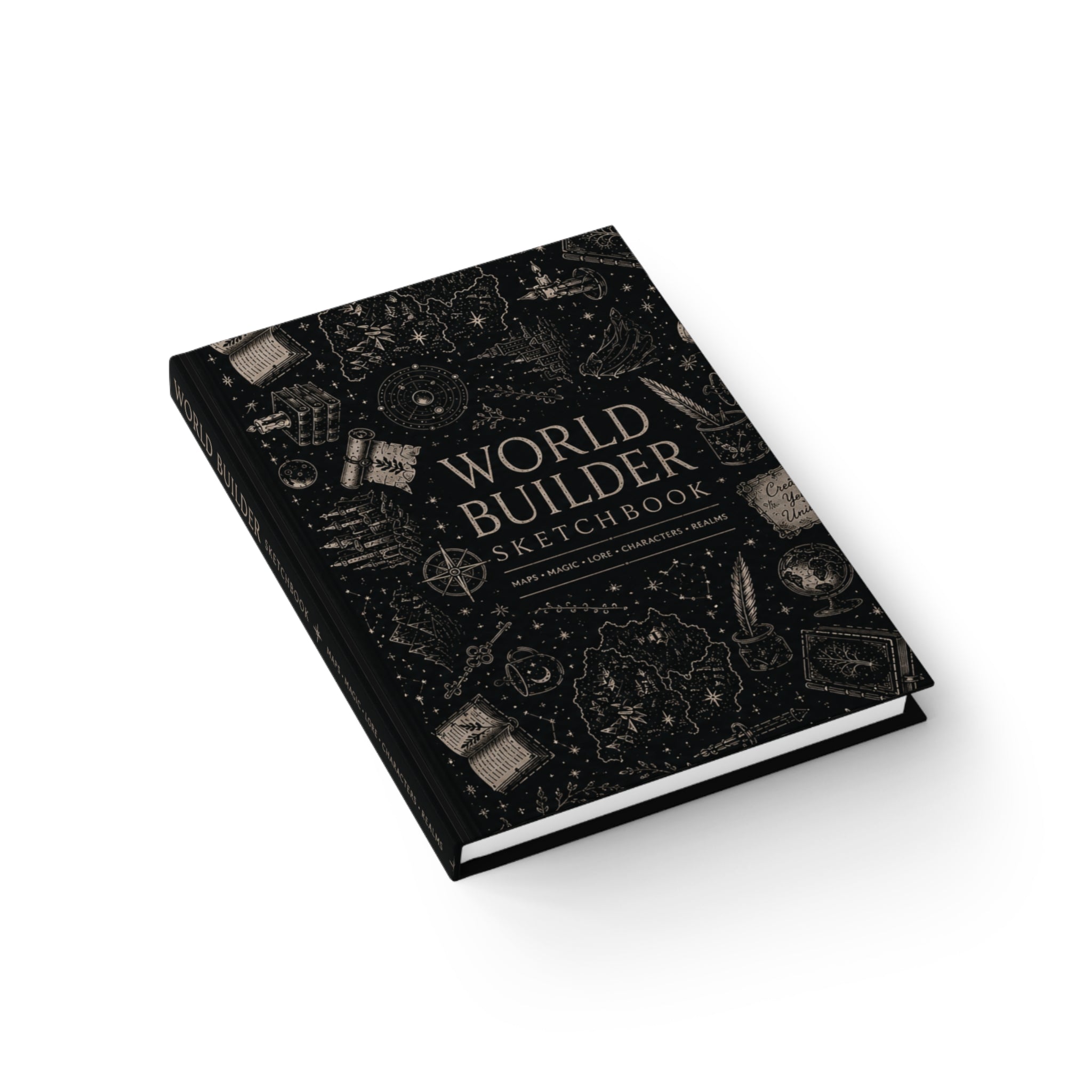 World Building Sketchbook — Blank Journal for Writers & RPG Creators