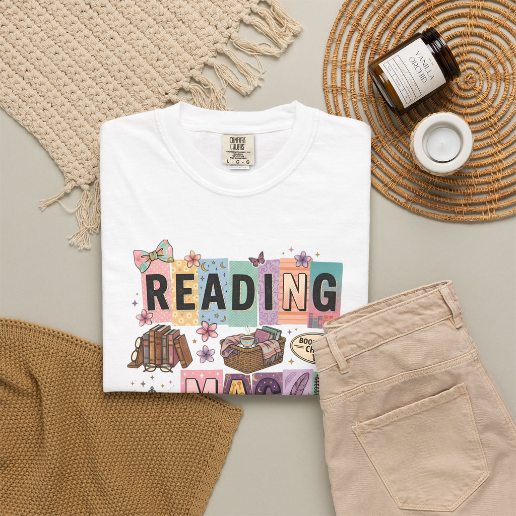 Reading Magic T-Shirt – Cute Book Lover Graphic Tee