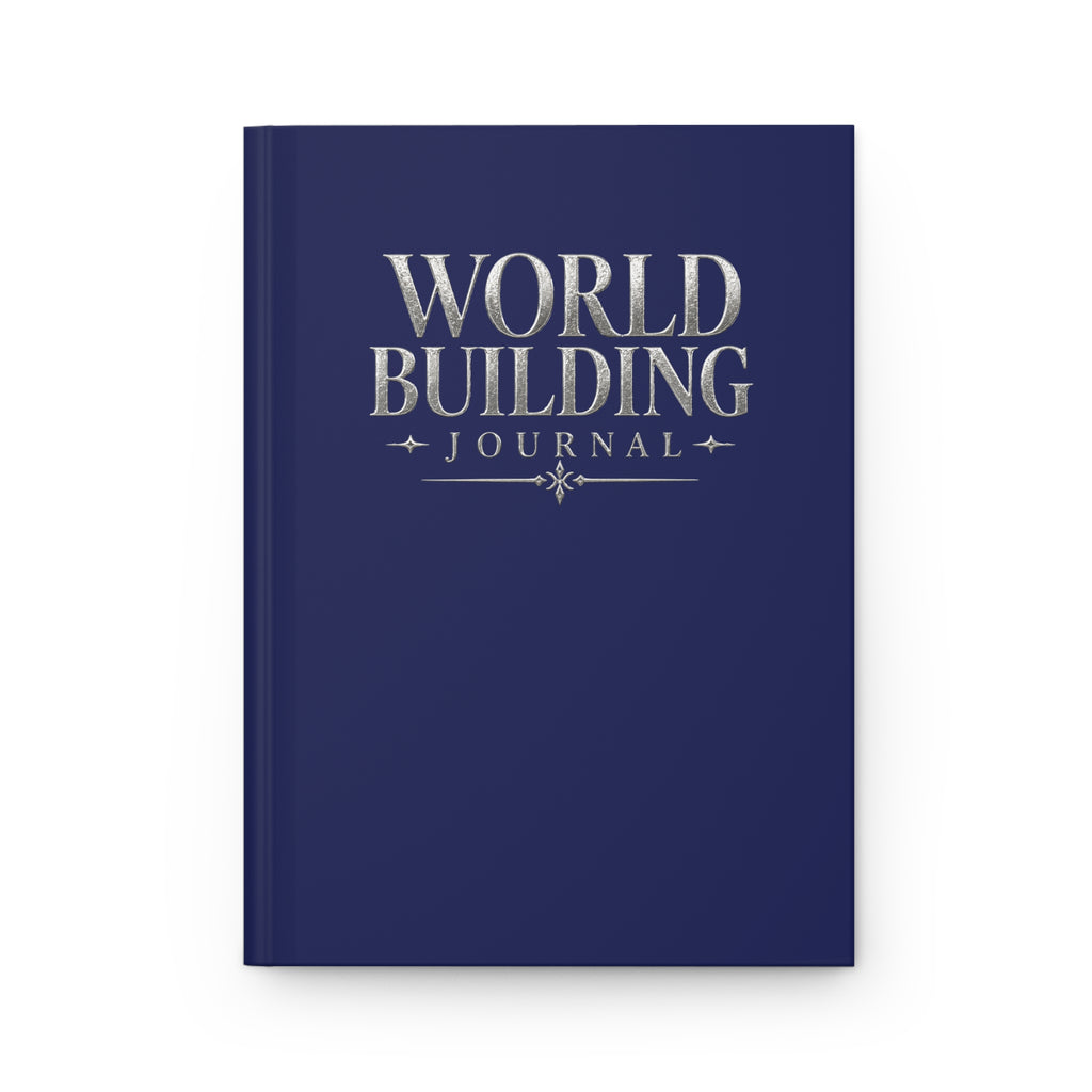 Worldbuilding Notes Hardcover Journal — Fantasy Map & Story Planner