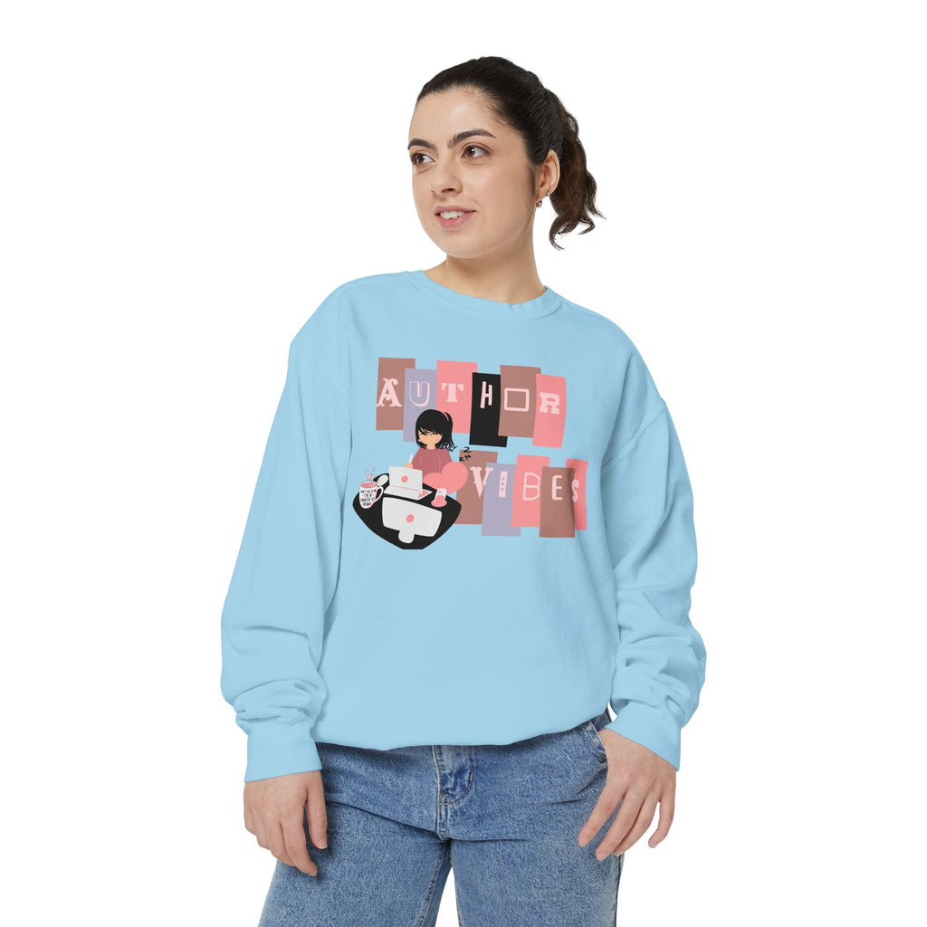 Author Vibes Sweatshirt — Cozy Writer Crewneck