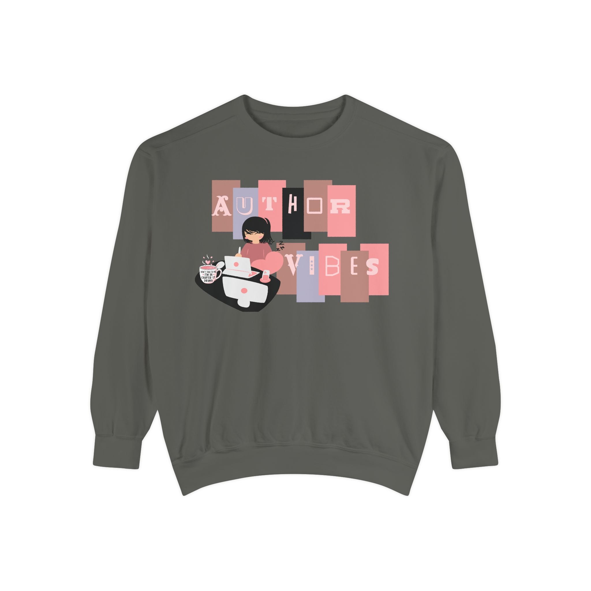 Author Vibes Sweatshirt — Cozy Writer Crewneck