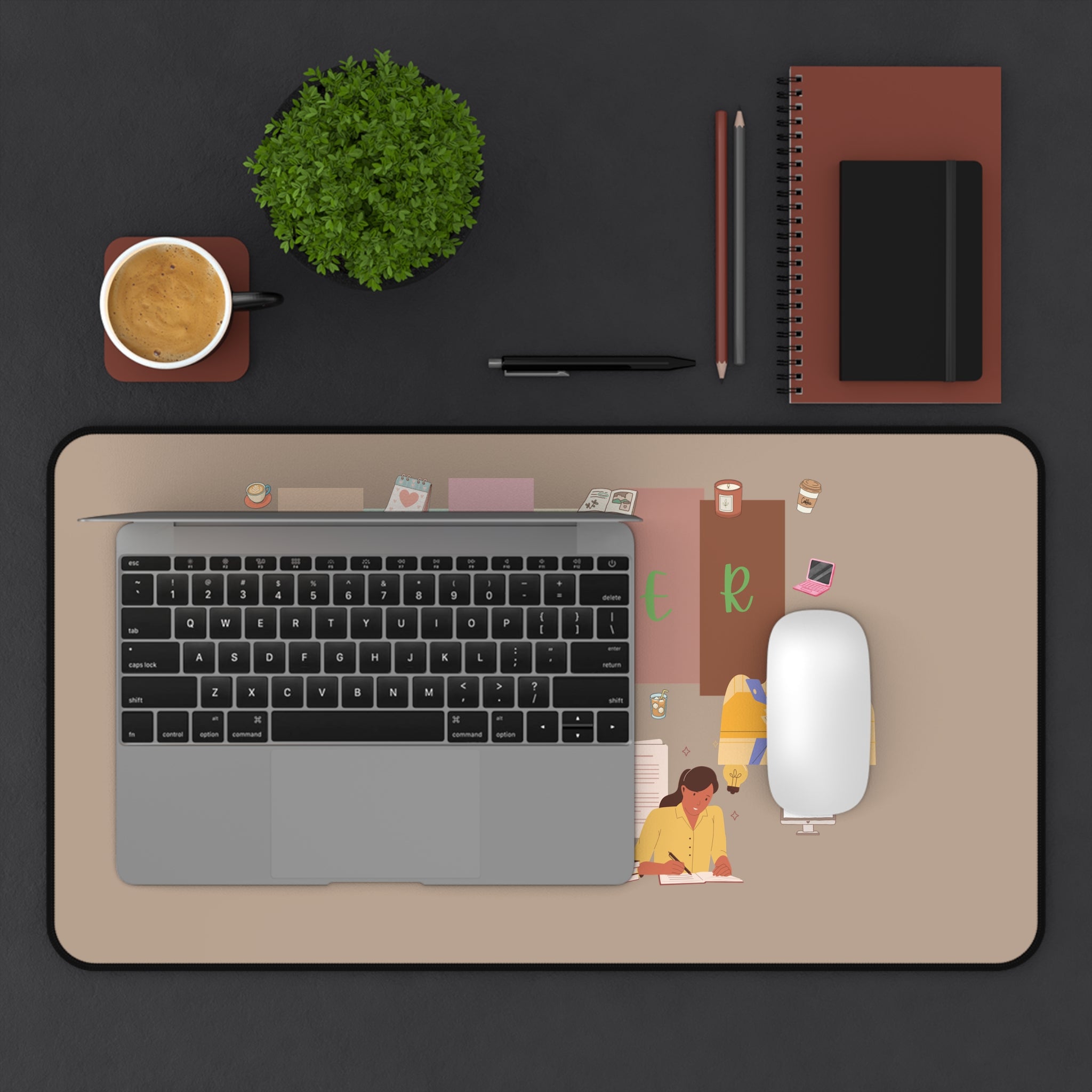 Writer Desk Mat — Inspirational Office Mouse Pad for Authors & Students