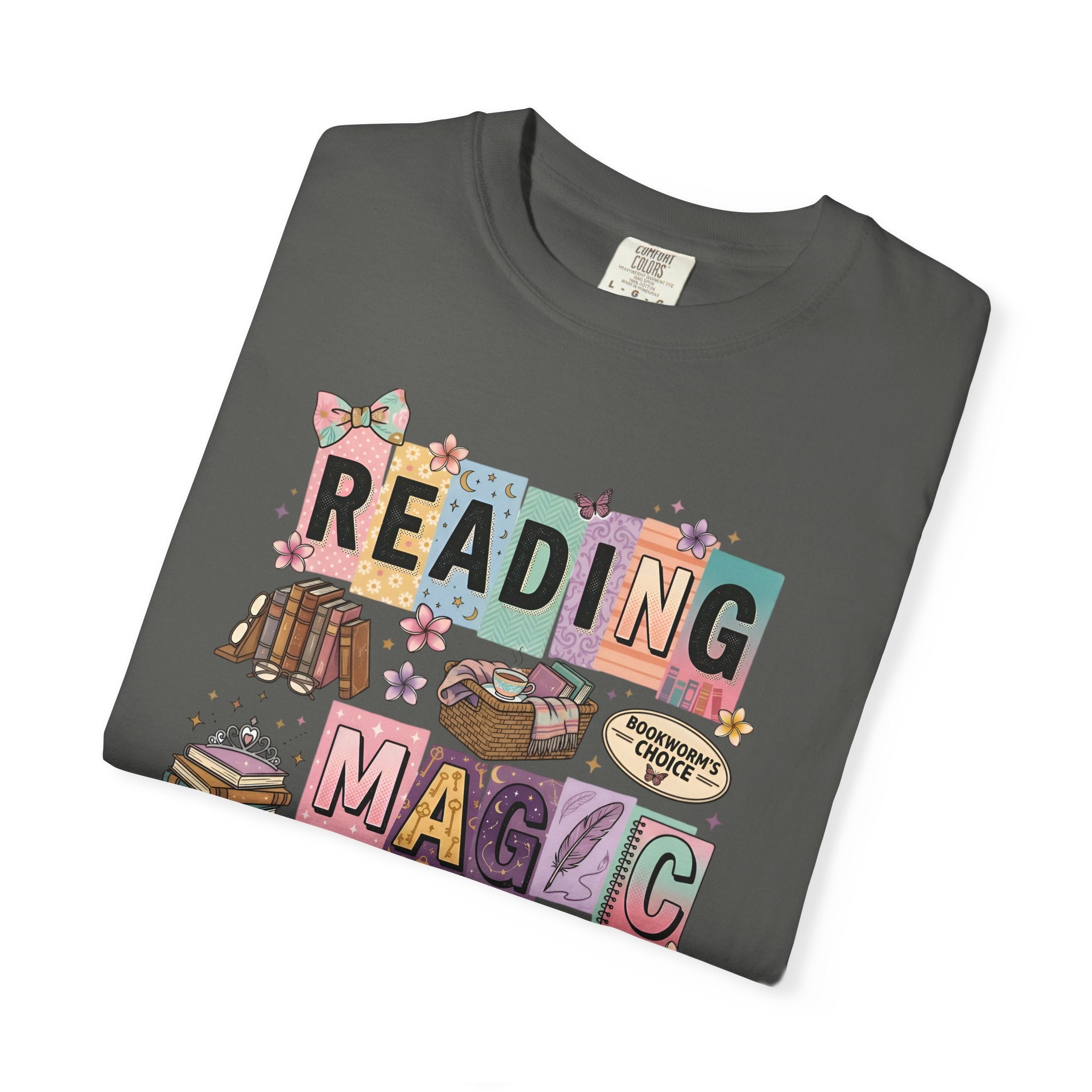 Reading Magic T-Shirt – Cute Book Lover Graphic Tee