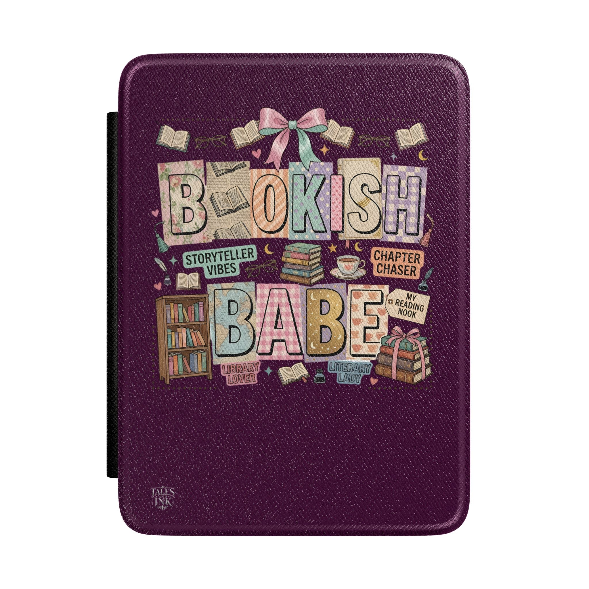 Bookish Babe Kindle Case — Cute Reader Gifts, 'Storyteller Vibes' E-Reader Cover