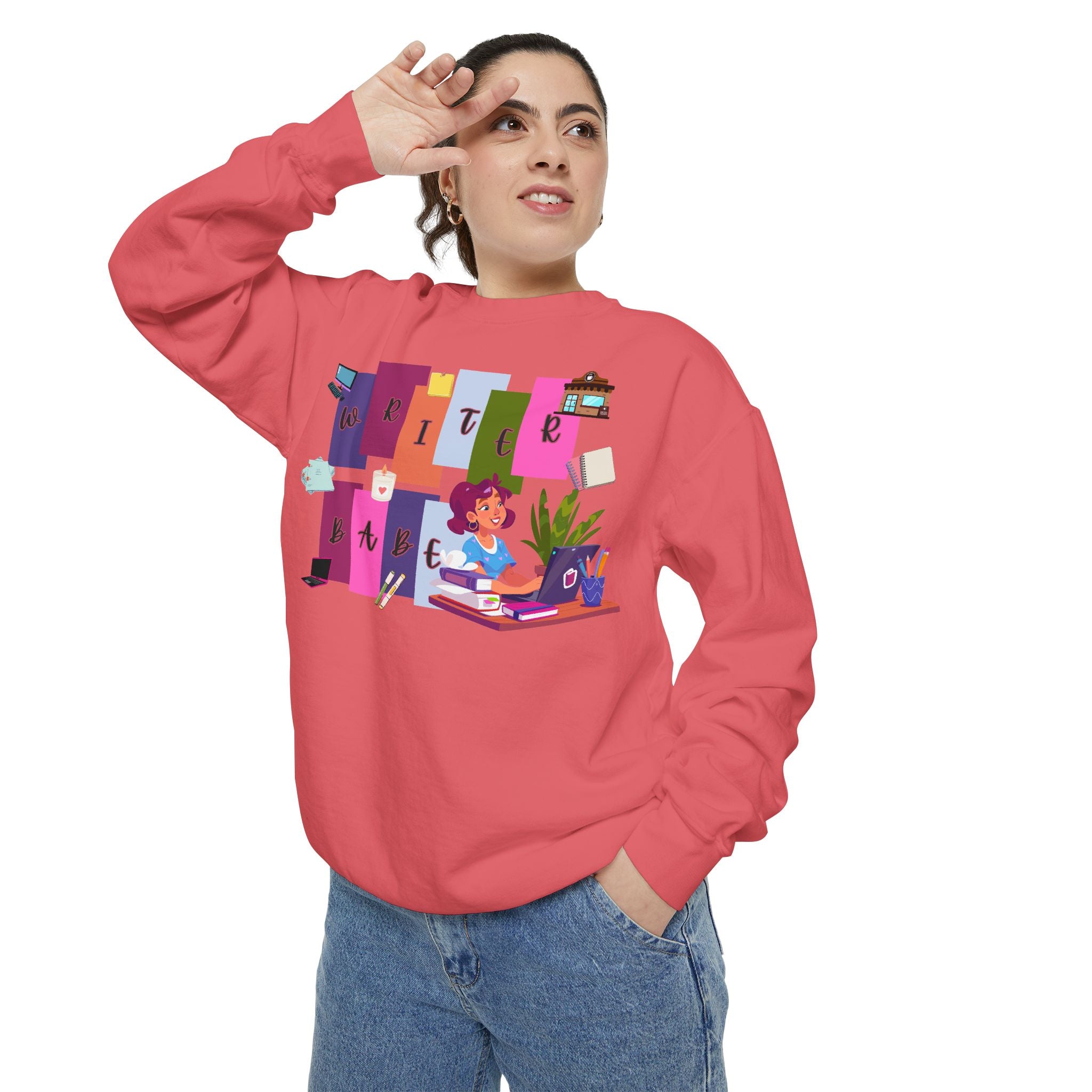 Writer Babe Crewneck Sweatshirt