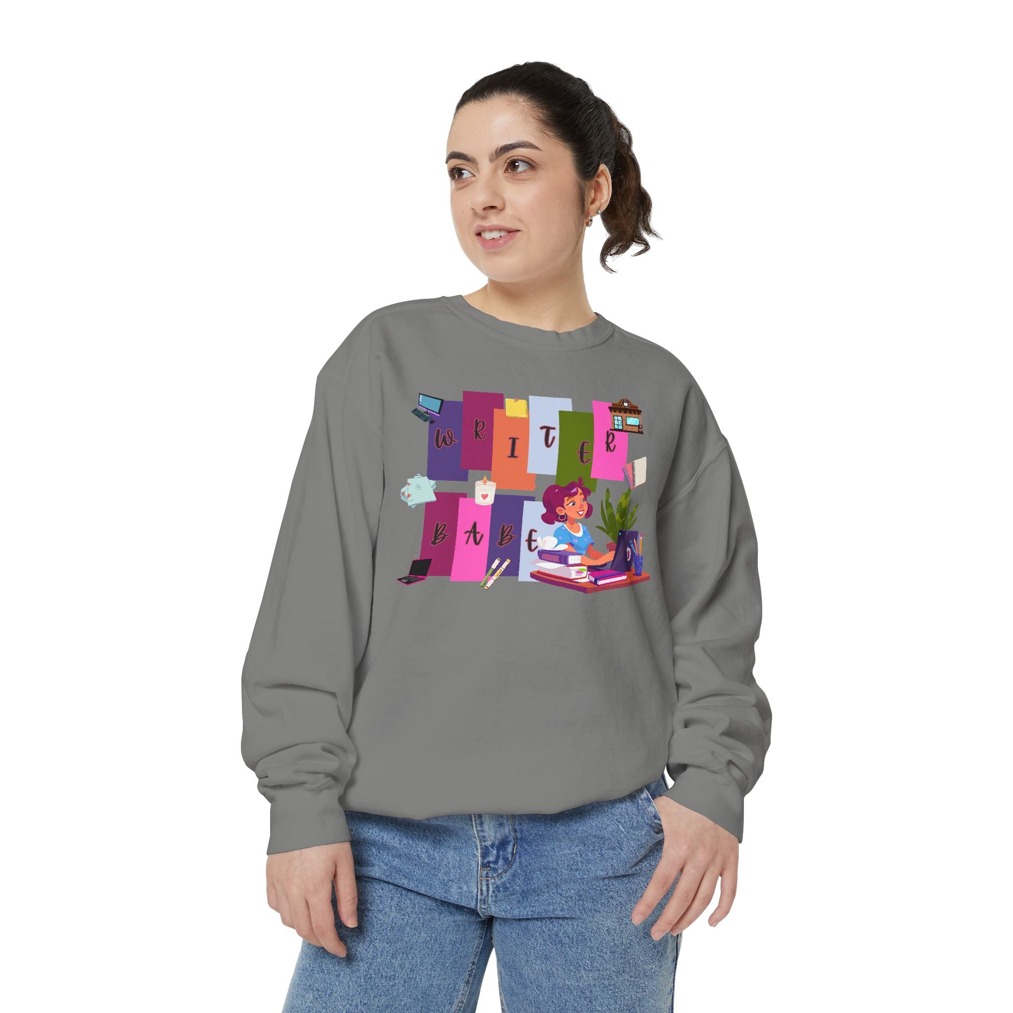 Writer Babe Crewneck Sweatshirt