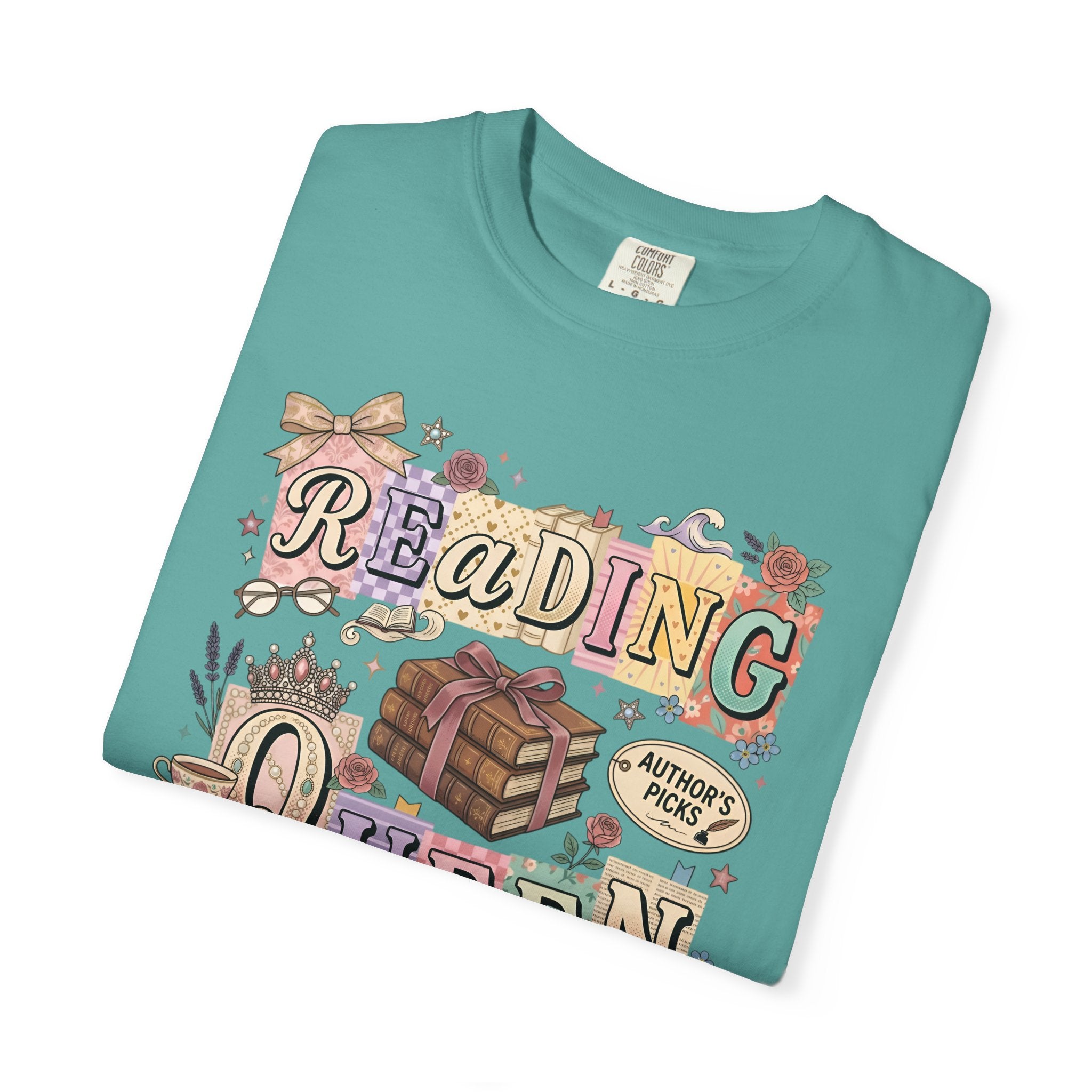 Reading Queen T-Shirt — Vintage Book Lover Tee