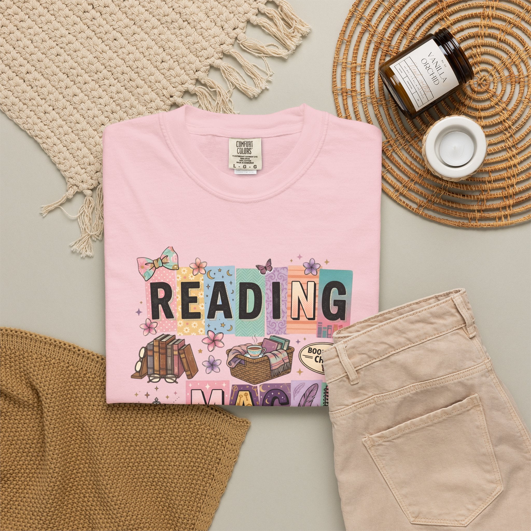 Reading Magic T-Shirt – Cute Book Lover Graphic Tee