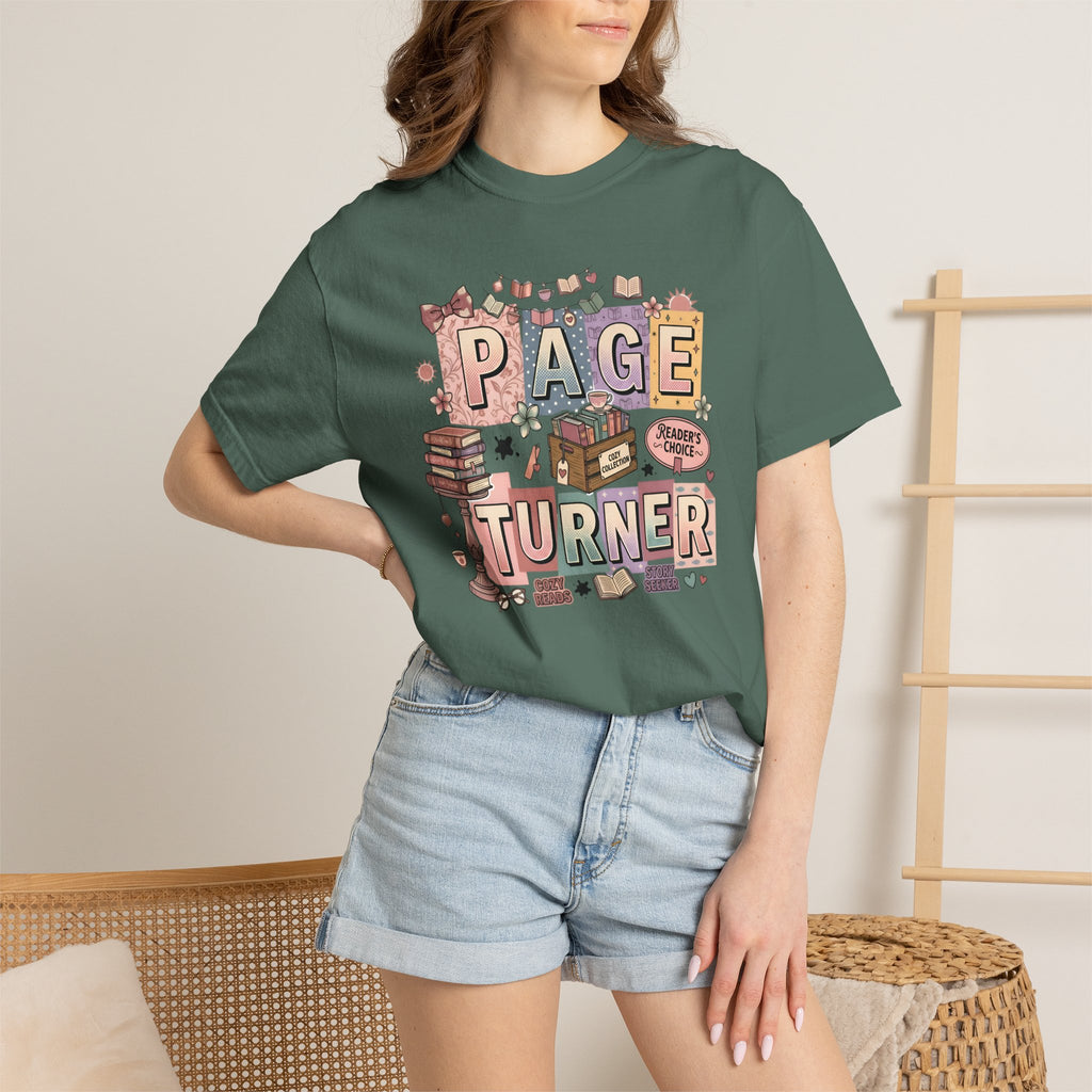 Page Turner T-Shirt — Cute Book Lover Graphic Tee