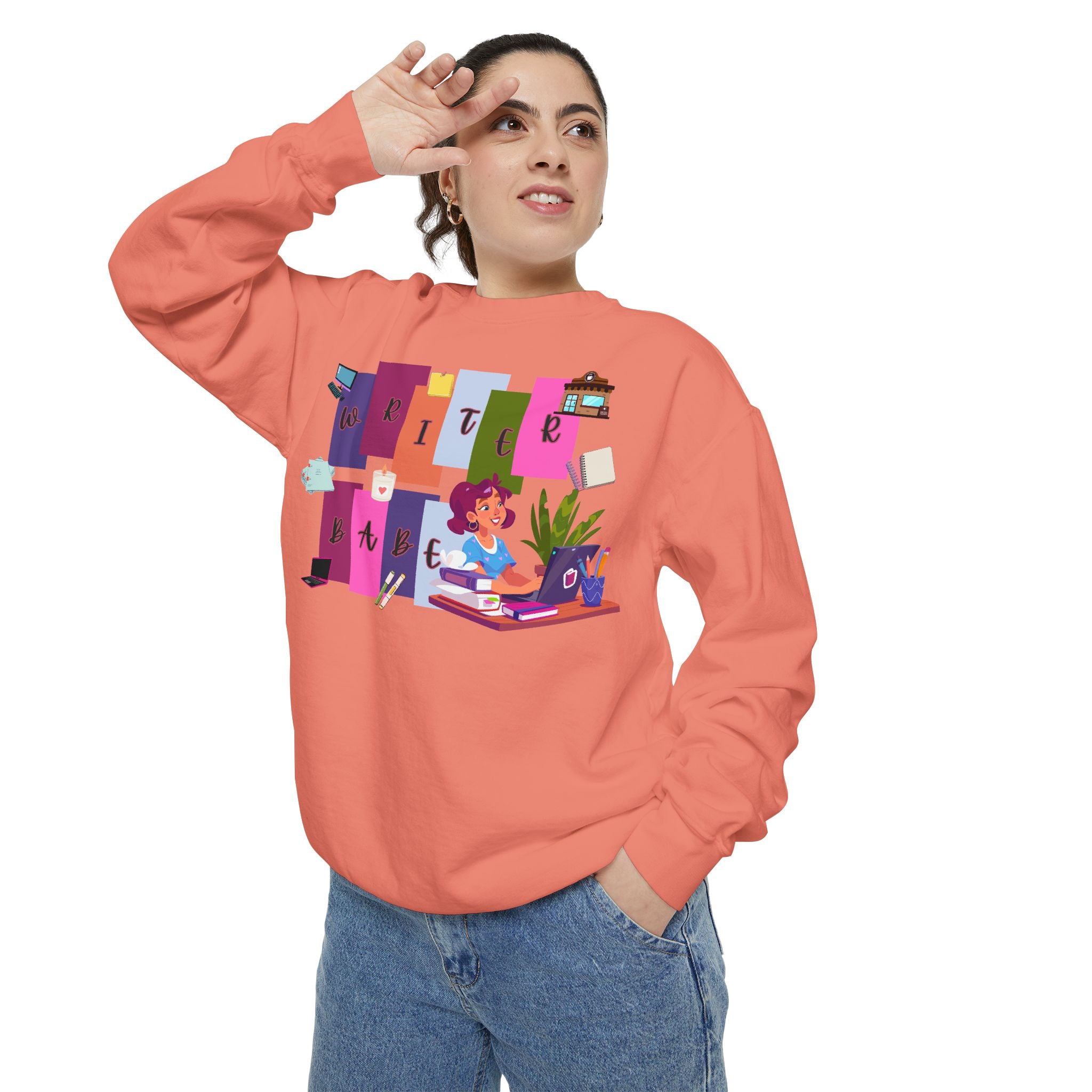 Writer Babe Crewneck Sweatshirt