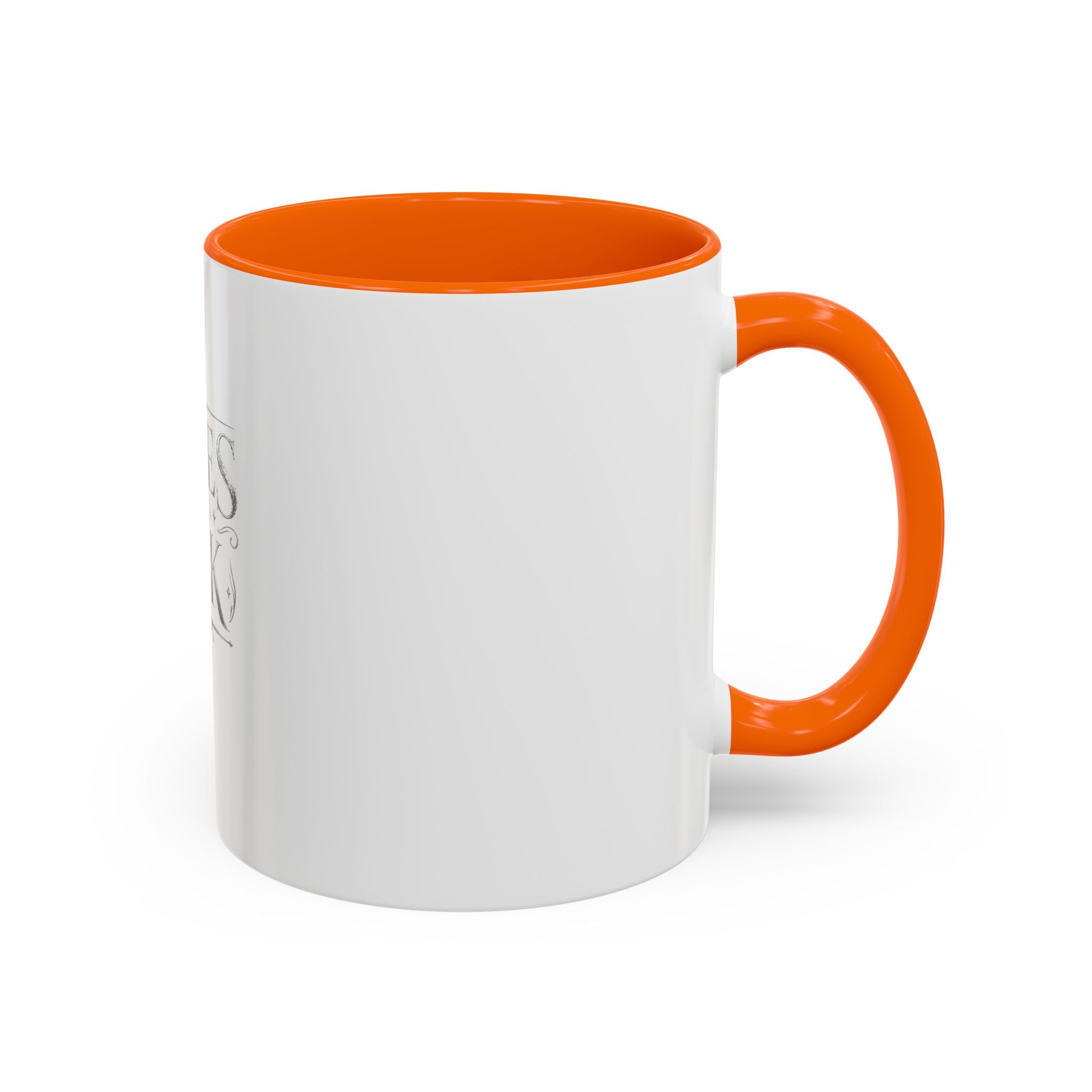 Tales & Ink Accent Coffee Mug — Literary Script 11/15oz