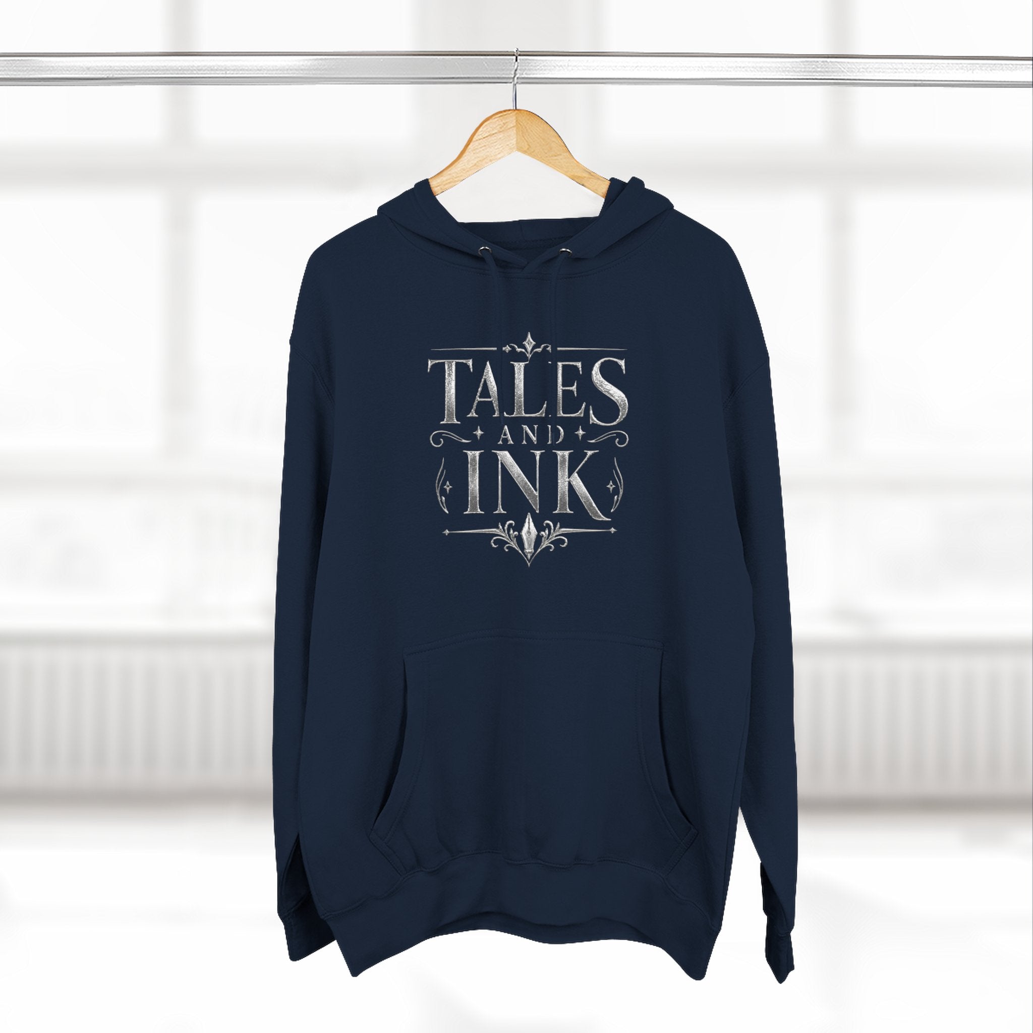 Tales & Ink Signature Hoodie — ‘For the Readers, Writers, Dreamers, Thinkers’ Cozy Fleece Pullover