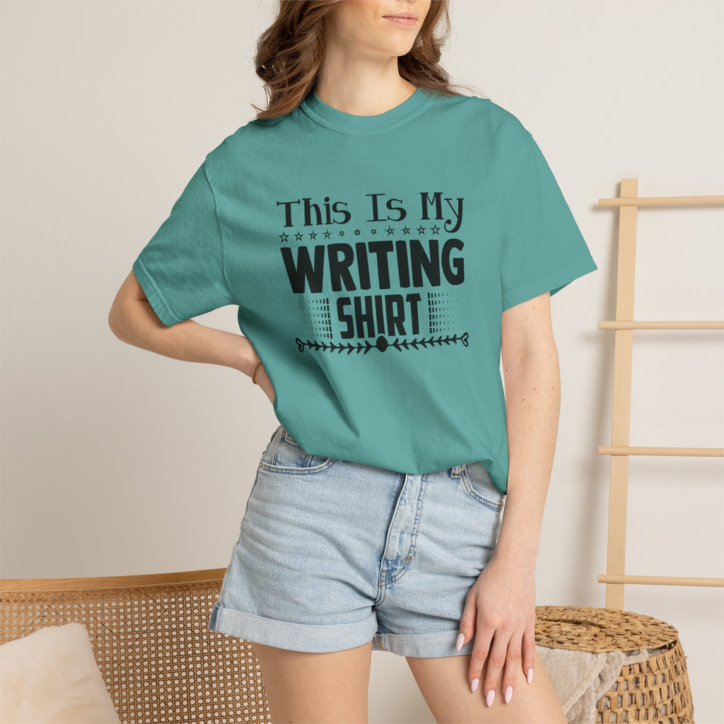 This Is My Writing Shirt T‑Shirt — Funny Writer Tee for Authors & Bloggers