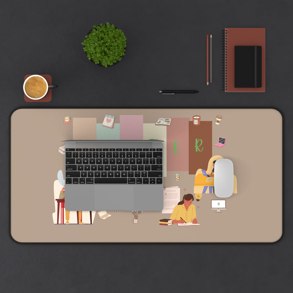 Writer Desk Mat — Inspirational Office Mouse Pad for Authors & Students