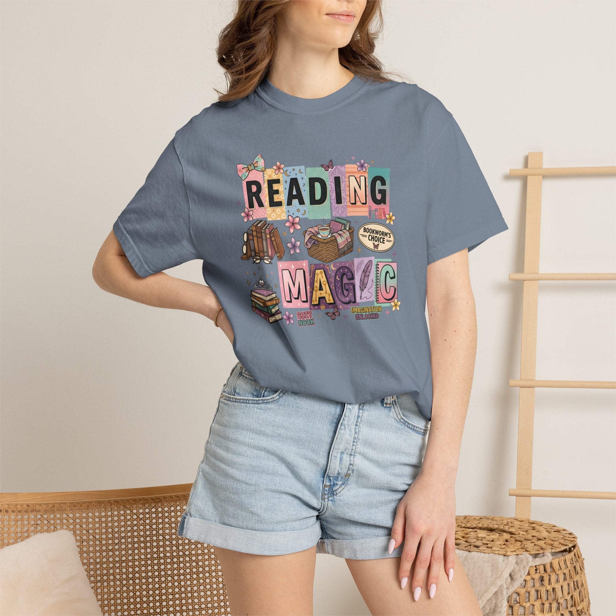 Reading Magic T-Shirt – Cute Book Lover Graphic Tee