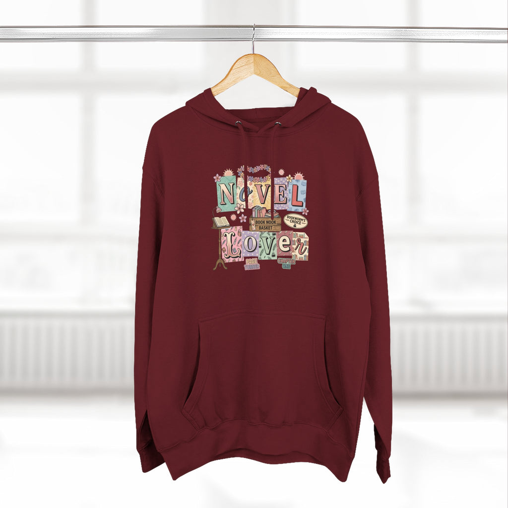 Novel Lover Hoodie — Cozy Literary Graphic Pullover