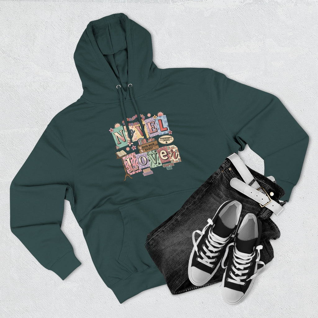 Novel Lover Hoodie — Cozy Literary Graphic Pullover